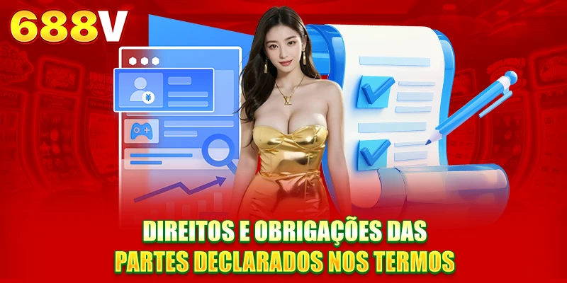 Direitos e obrigações das partes declarados nos termos Direitos e obrigações das partes declarados nos termos
