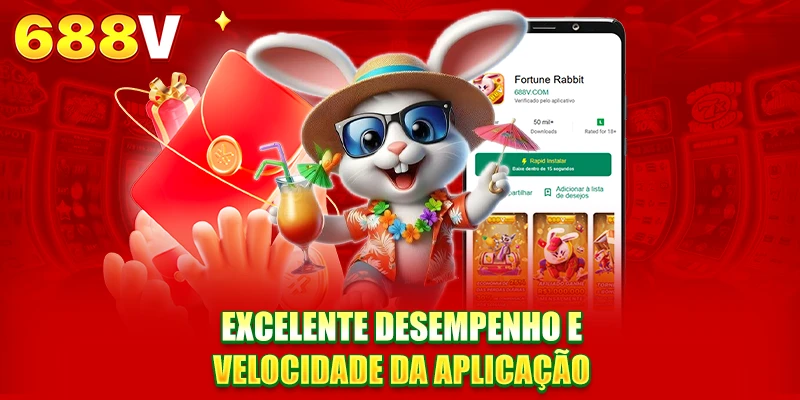 Excelente desempenho e velocidade da aplicação Excelente desempenho e velocidade da aplicação