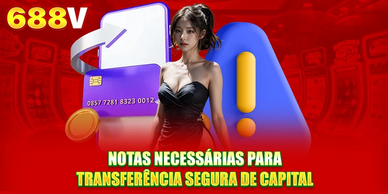 Notas necessárias para transferência segura de capital Notas necessárias para transferência segura de capital