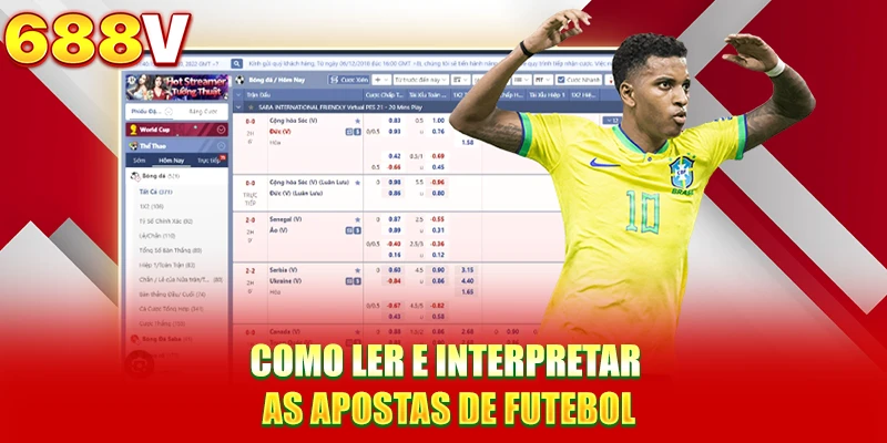 Como ler e interpretar as apostas de futebol Como ler e interpretar as apostas de futebol