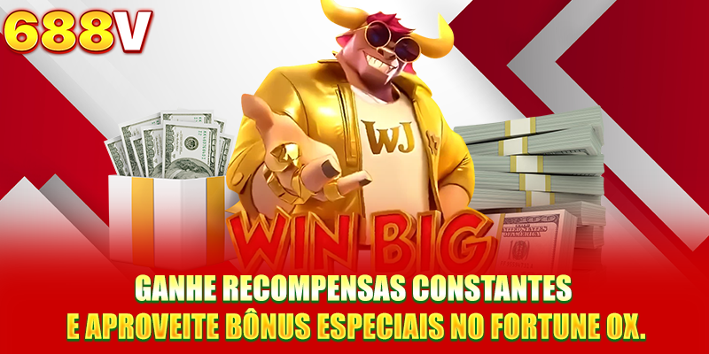 Ganhe recompensas constantes e aproveite bônus especiais no Fortune Ox