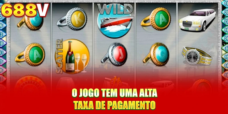 O jogo tem uma alta taxa de pagamento